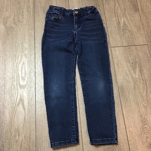 Janie & Jack Denim Girls Skinny size 6 dark - Picture 1 of 8